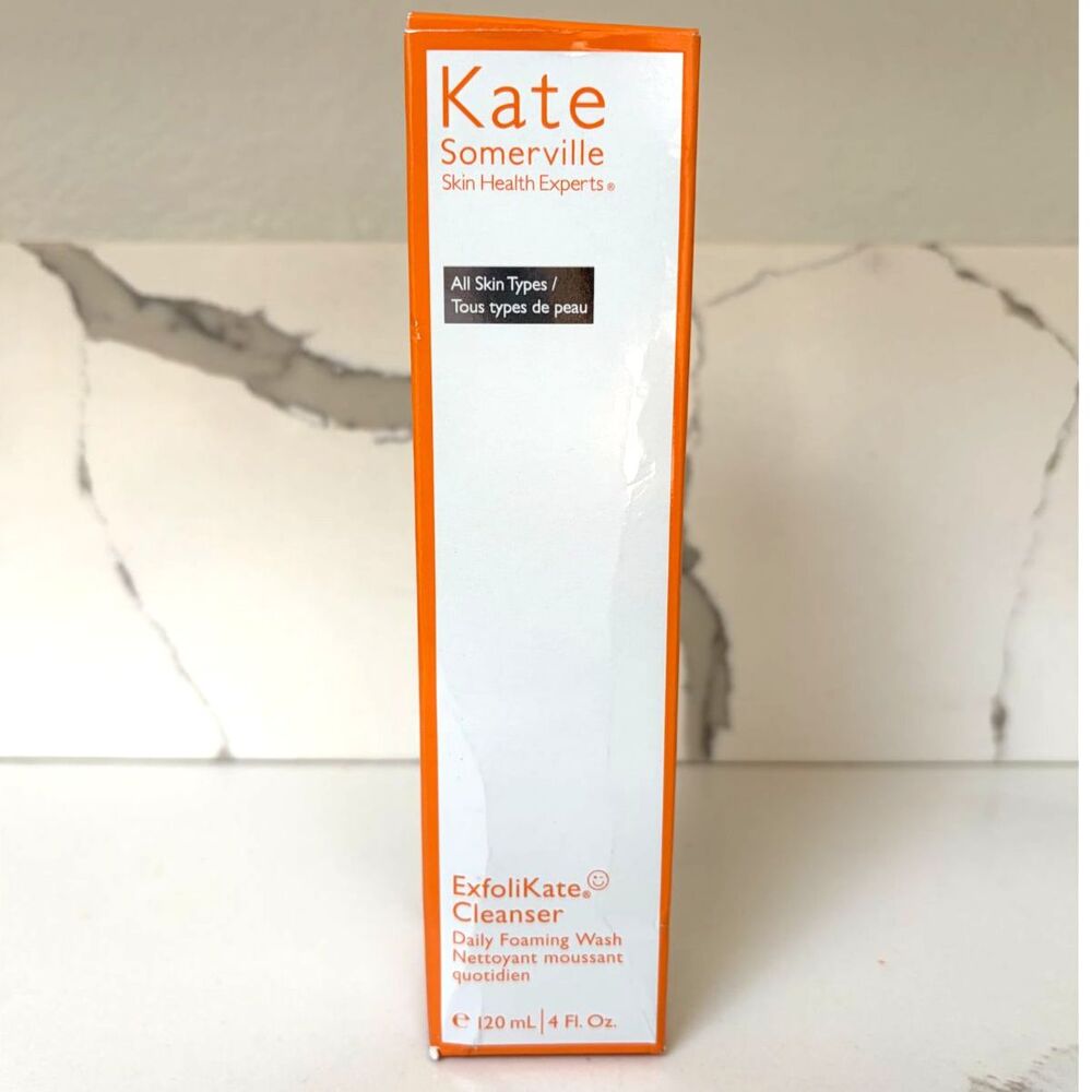 NIB Kate Somerville ExfoliKate Cleanser Daily Foaming Wash 4 oz 120ml Full Size